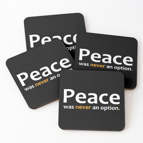 Item preview, Peace was never an option.  designed and sold by TheUrbanFusion.