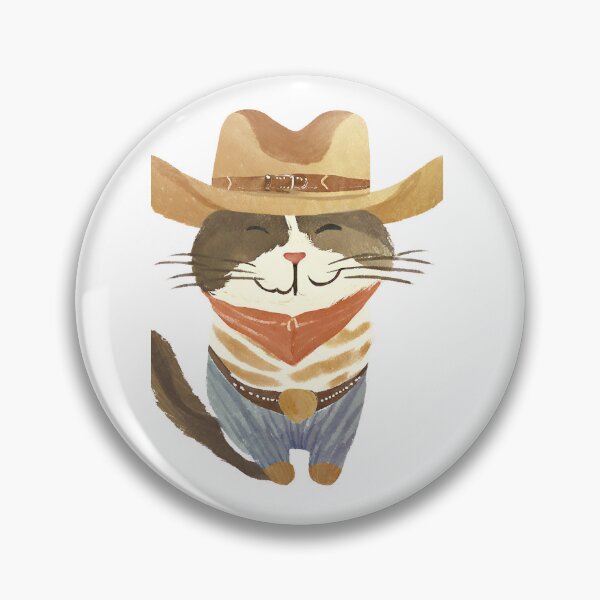 Item preview, CUTE WATERCOLOR COWBOY CAT T-SHIRT designed and sold by Similce.