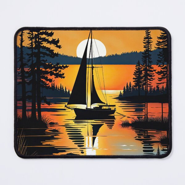 Item preview, Sailing in the lake during golden hour designed and sold by filusattila.