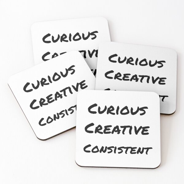 Item preview, Curious Creative and Consistent designed and sold by Corbitron.