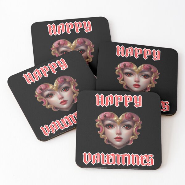 Item preview, Vampire say happy valentines with heart in romantic anime style for valentines day gifts designed and sold by thankful-loco.