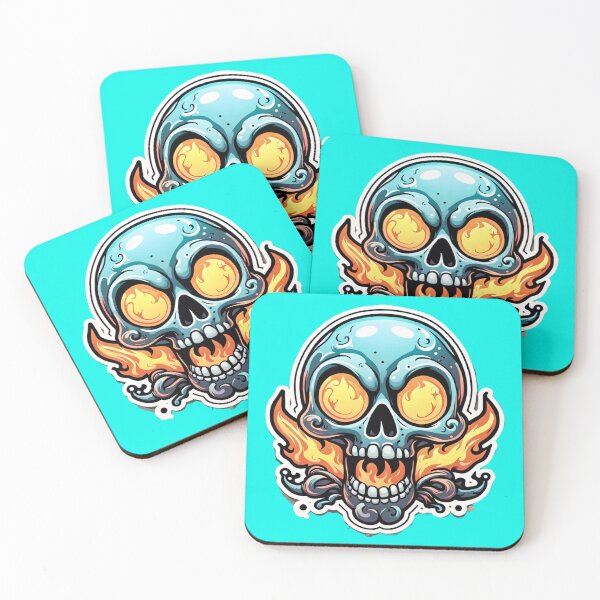 Item preview, Blazing Bones – The Laughing Flame Skeleton designed and sold by digistampdesign.