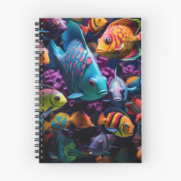 Item preview, School of colorful fish - Model 2 designed and sold by NijiGuy.