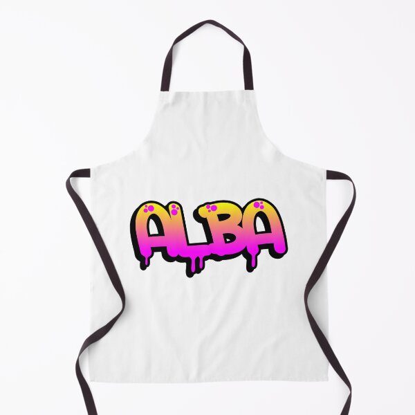 Item preview, Graffiti First Name Alba designed and sold by StickyName.