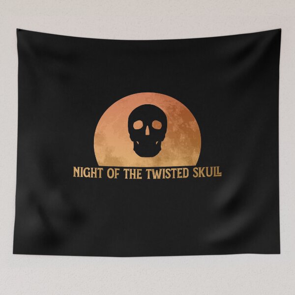 Item preview, night of the twisted skulls (flaming) designed and sold by McNerdic.
