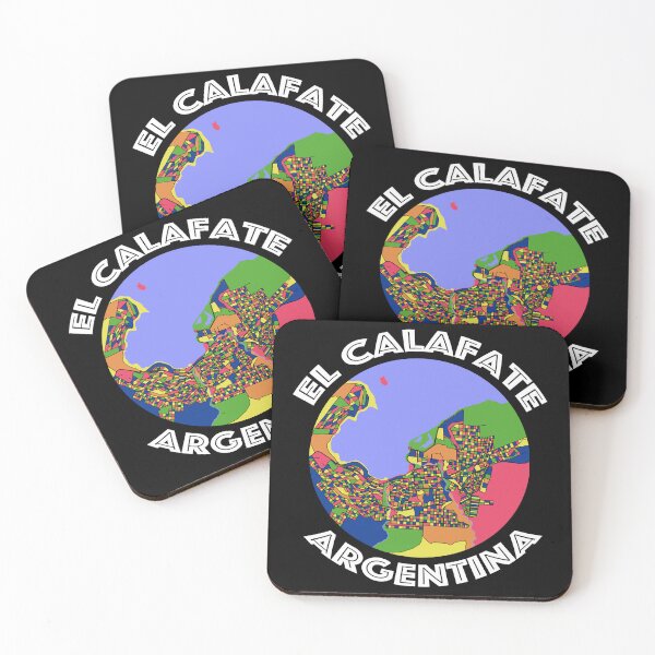 Item preview, El Calafate, Argentina Colorful Map designed and sold by John Mashburn.