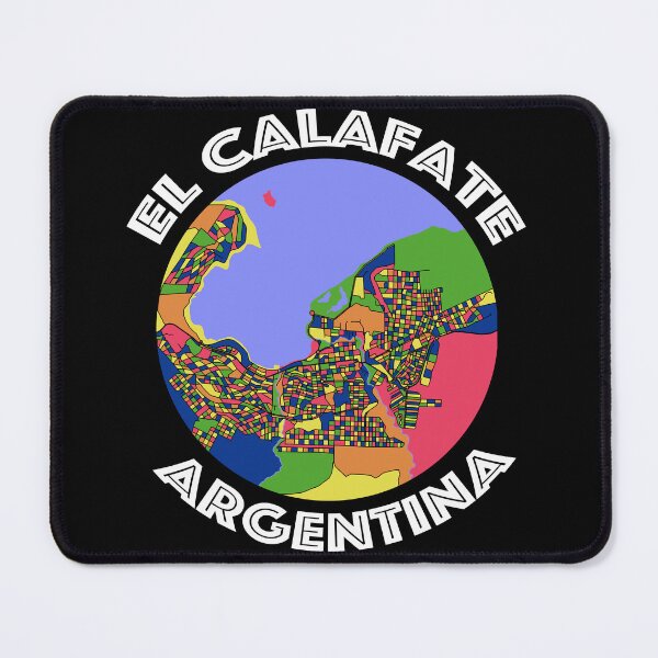 Item preview, El Calafate, Argentina Colorful Map designed and sold by John Mashburn.