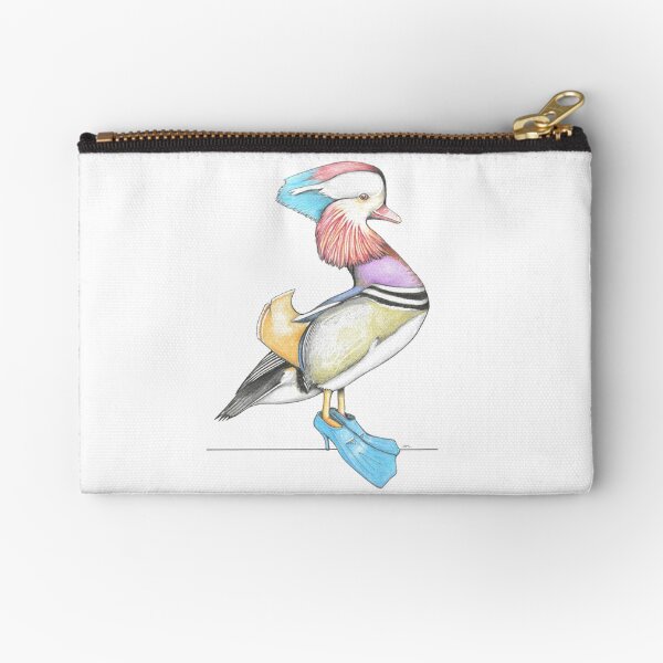 Item preview, Mandarin Duck in High Heeled Flippers designed and sold by JimsBirds.