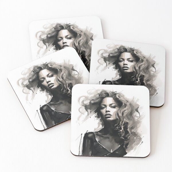 Item preview, Beautiful Beyonce black ink tribute 2 designed and sold by AnemochorieArt.