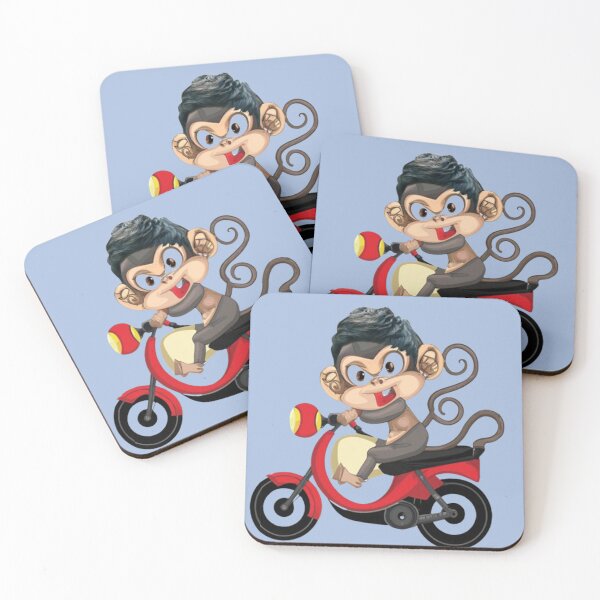 Item preview, Crazy Motorcycler Monkey designed and sold by myfavoritegifts.