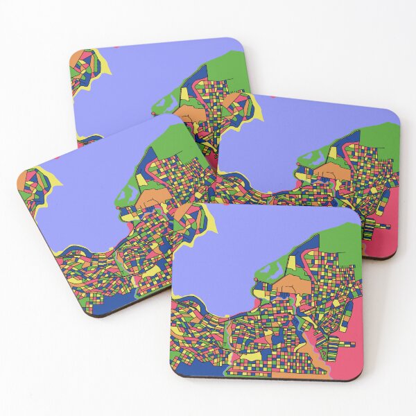 Item preview, El Calafate, Argentina Colorful Map designed and sold by John Mashburn.