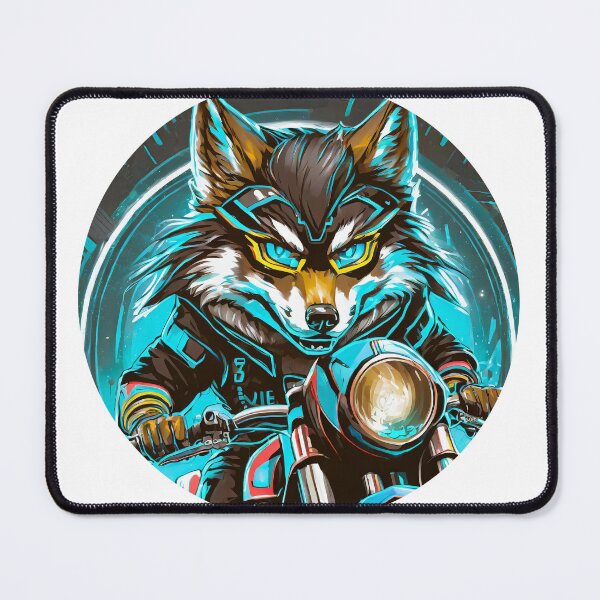 Item preview, Blue Wolf on a Motorcycle designed and sold by BADESIGNZZ.