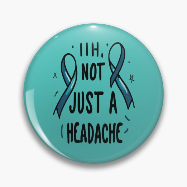 Item preview, Idiopathic Intracranial Hypertension Awareness Hope Ribbon Hearts IIH Warrior designed and sold by UrbanGraphixs.