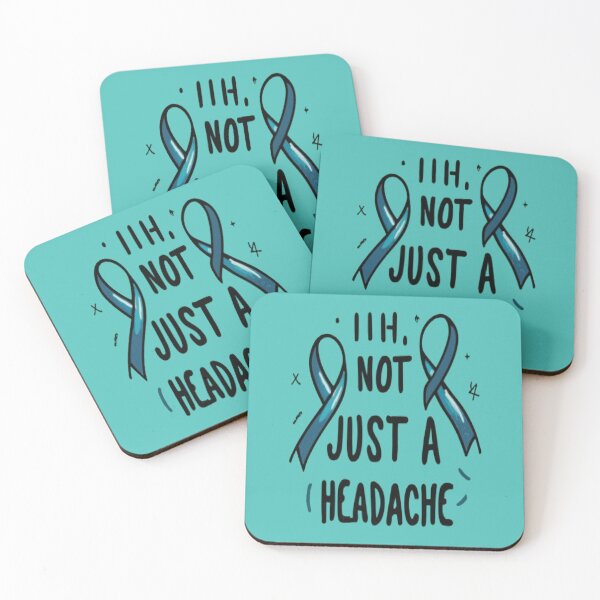 Item preview, Idiopathic Intracranial Hypertension Awareness Hope Ribbon Hearts IIH Warrior designed and sold by UrbanGraphixs.