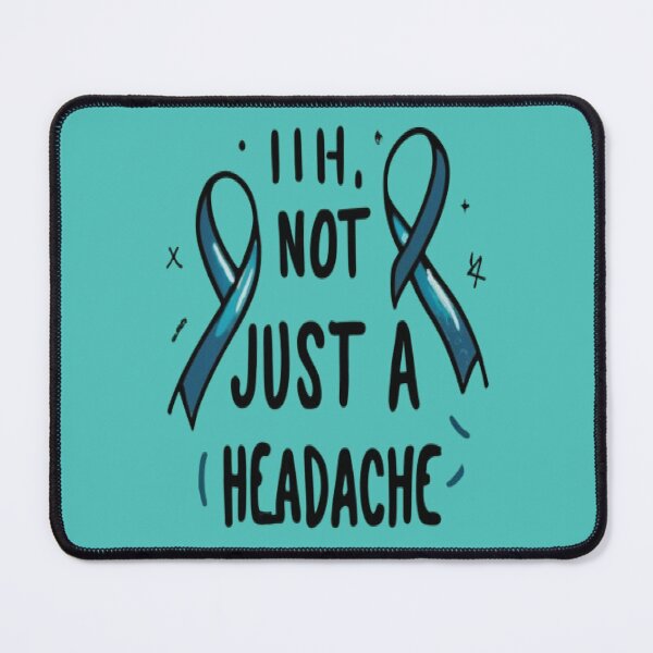 Item preview, Idiopathic Intracranial Hypertension Awareness Hope Ribbon Hearts IIH Warrior designed and sold by UrbanGraphixs.