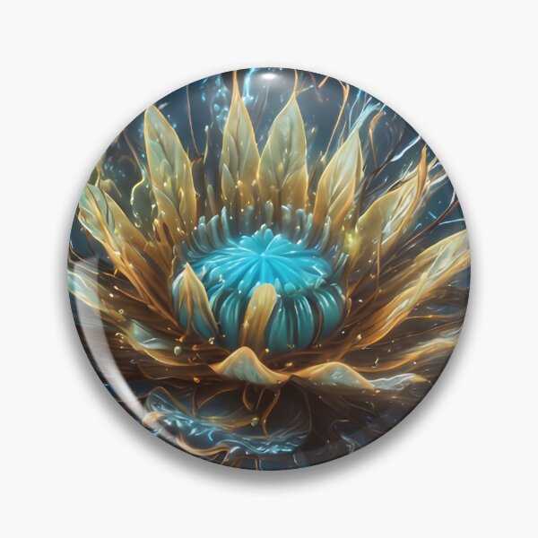 Artikelvorschau, Glowing Fantasy Flower Pattern entworfen und verkauft von TheArtOfPat.