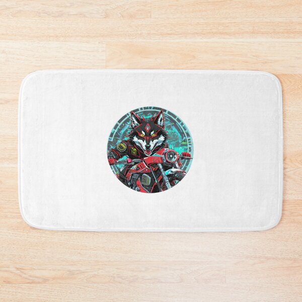 Item preview, Red Wolf on a Motorcycle designed and sold by BADESIGNZZ.