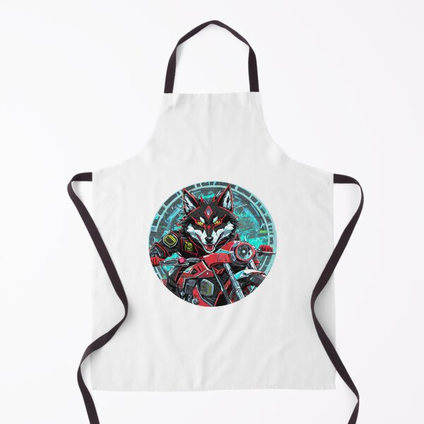 Item preview, Red Wolf on a Motorcycle designed and sold by BADESIGNZZ.