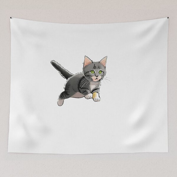 Item preview, Playful Kitten Parkourist designed and sold by omerfdln34.