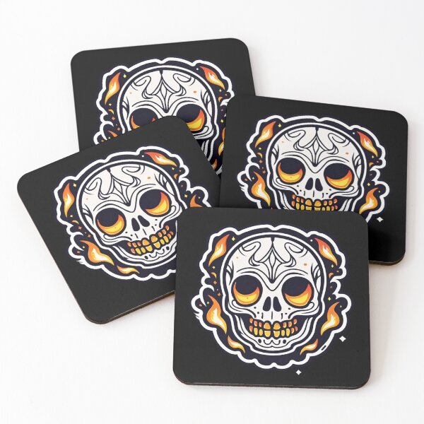 Item preview, Prankster Skullfire – The Flaming Grin designed and sold by digistampdesign.