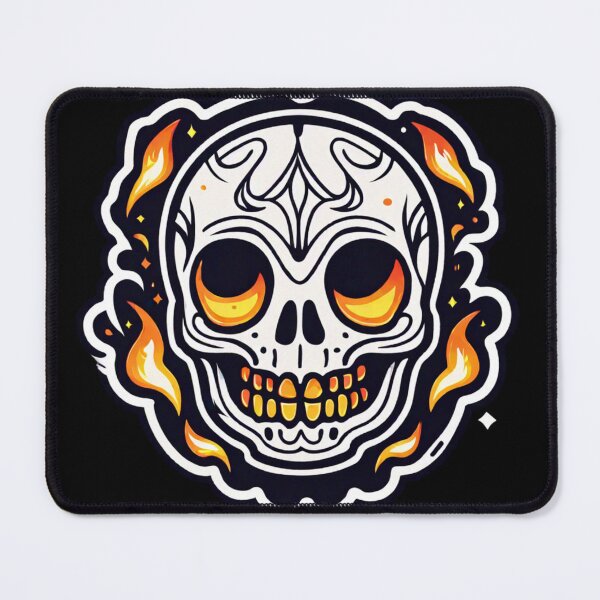 Item preview, Prankster Skullfire – The Flaming Grin designed and sold by digistampdesign.