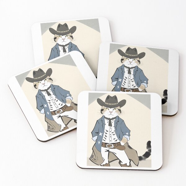 Item preview, COWBOY CAT T-SHIRT designed and sold by Similce.