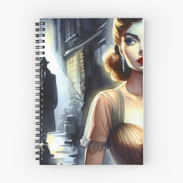 Item preview, 50s Noir poster Persecutor [Watercolor] designed and sold by RESToRAPTOR.