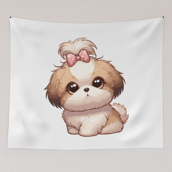 Item preview, Confused Shih Tzu designed and sold by SweetDoodleBug.