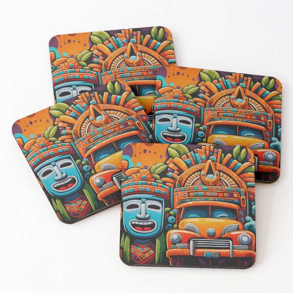 Item preview, Azteca maya urban street style digital design designed and sold by WickedAI.