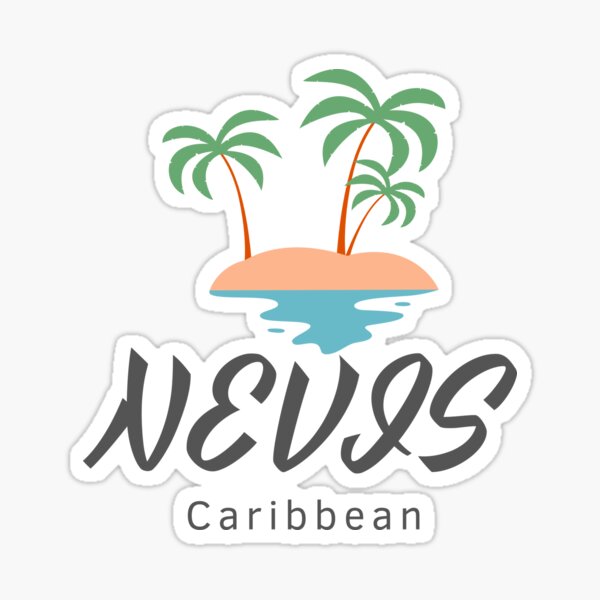 Nevis Caribbean Sticker