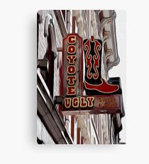 Coyote Ugly Saloon Sign Canvas Print