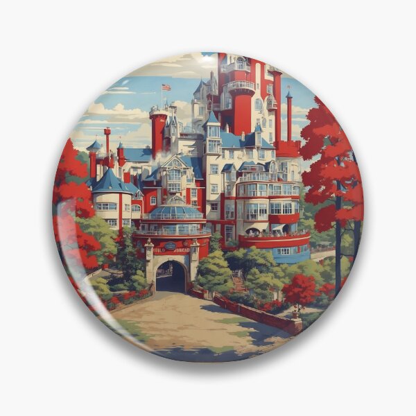 Item preview, Alton Towers Resort Staffordshire United Kingdom Vintage Poster Tourism  designed and sold by TravelersGems.