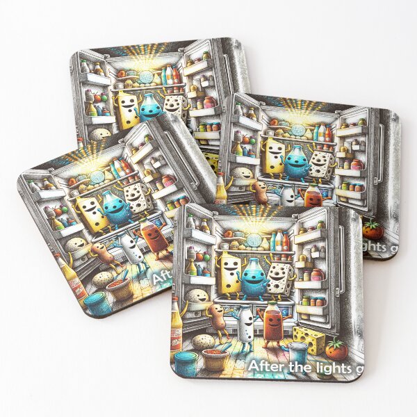 Item preview, What goes on when the lights go out. designed and sold by FamouslyStupid.