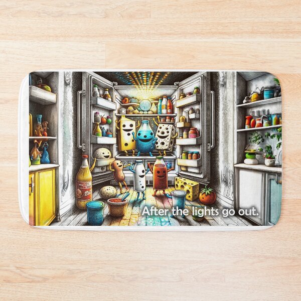 Item preview, What goes on when the lights go out. designed and sold by FamouslyStupid.