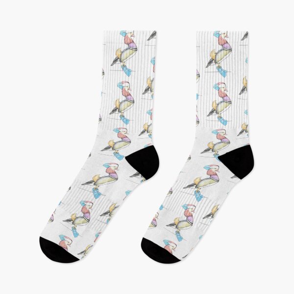Item preview, Mandarin Duck in High Heeled Flippers designed and sold by JimsBirds.
