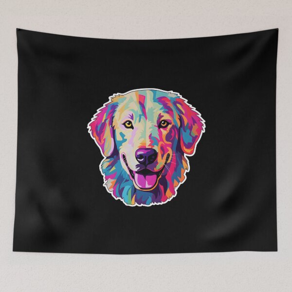 Item preview, Kuvasz in WPAP style designed and sold by CUTEDOGGIEZ.