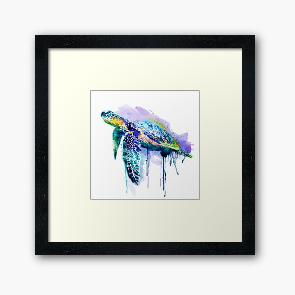 Item preview, Watercolor Sea Turtle designed and sold by caracatita75.