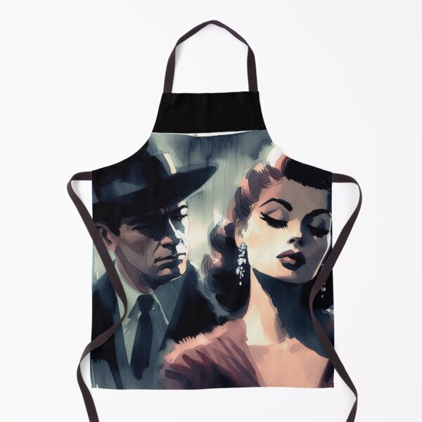 Item preview, 50s Noir poster Supporter [Watercolor] designed and sold by RESToRAPTOR.