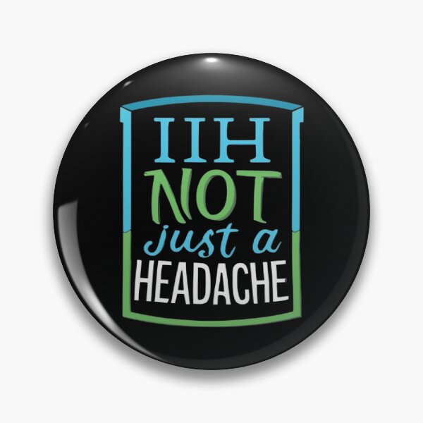Item preview, Idiopathic Intracranial Hypertension Awareness Not Just A Headache IIH Ribbon Hearts IIH Warrior designed and sold by UrbanGraphixs.