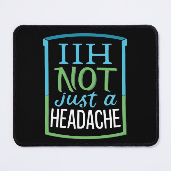 Item preview, Idiopathic Intracranial Hypertension Awareness Not Just A Headache IIH Ribbon Hearts IIH Warrior designed and sold by UrbanGraphixs.