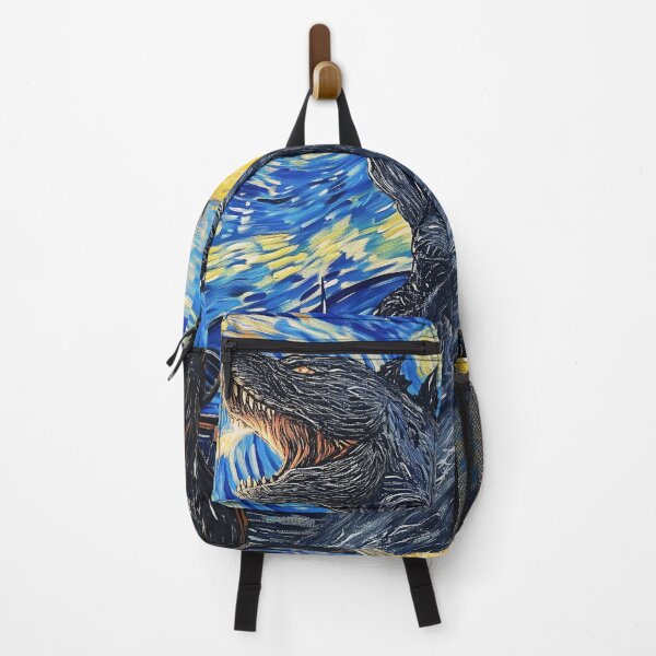 Item preview, Vincent Van Gojira, Vincent Van Goghzilla, Godzilla Destroying The Starry Night designed and sold by PrintShangri-La.