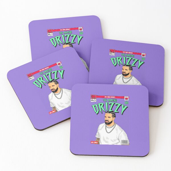Item preview, Drizzy Drake 6ix Six 6 God "The Amazing Drizzy" Comic Book Cartoon Style Rapper Iced Out Artwork Merch Parody designed and sold by SkiMask.