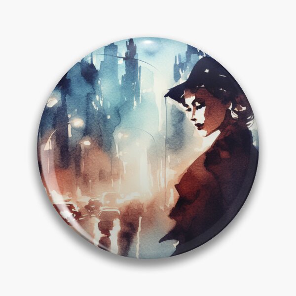 Item preview, 50s Noir poster Woman [Watercolor] designed and sold by RESToRAPTOR.