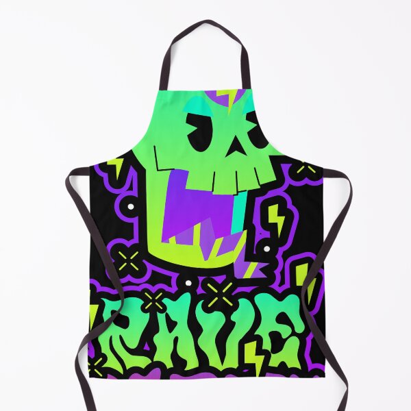 Item preview, Rave Party Skull #3 designed and sold by SHOP33ART.