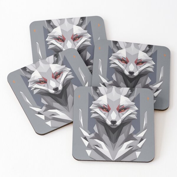Item preview, Stoic Wolf Portrait  designed and sold by PolygonPinnacle.