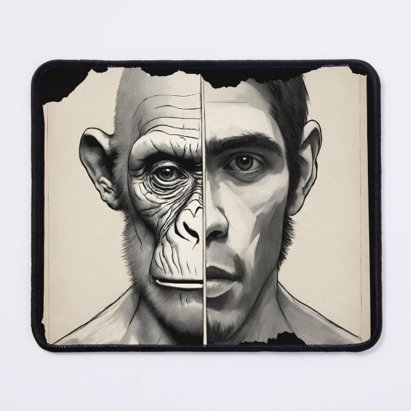 Item preview, Cool primal insticnts chimp and man primal wisdom designed and sold by AEROSPACE-IND.