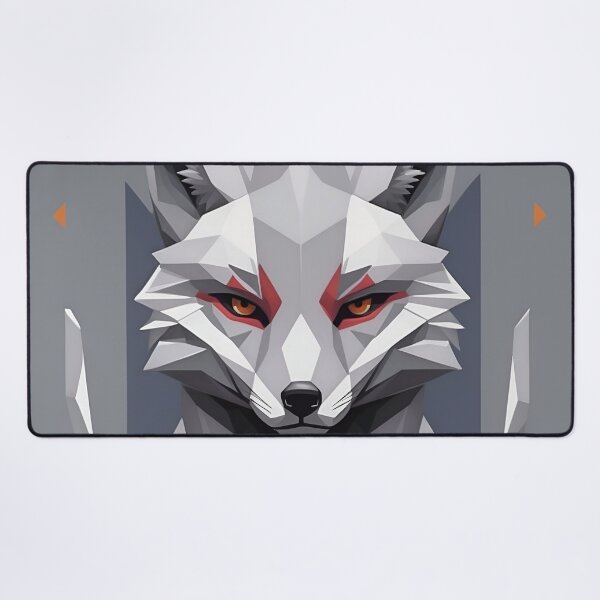 Item preview, Stoic Wolf Portrait  designed and sold by PolygonPinnacle.