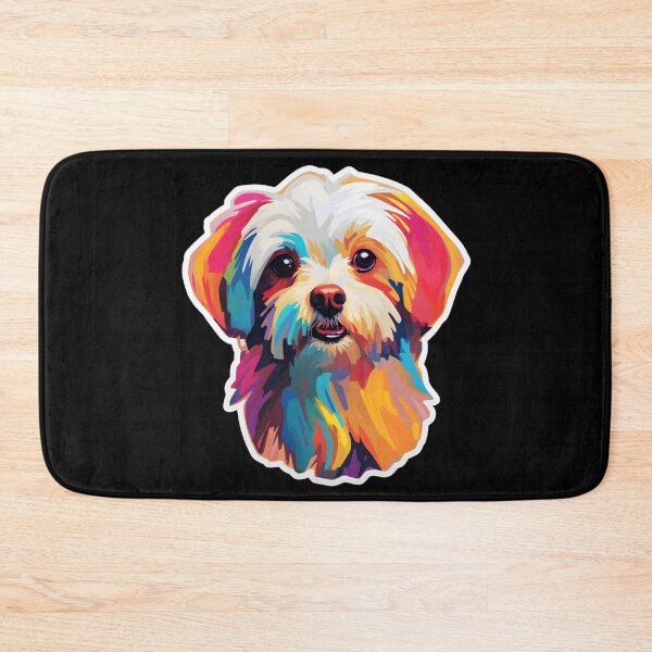 Item preview, Maltese in WPAP style designed and sold by CUTEDOGGIEZ.