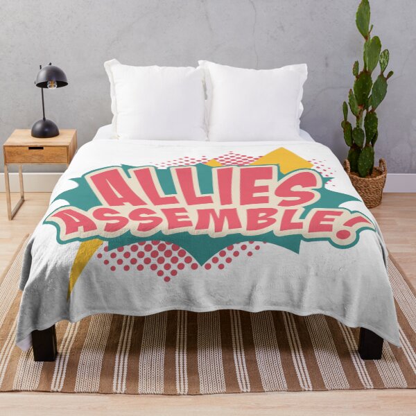 Item preview, Allies Assemble, Pop Art, Motivational Quotes, Inspirational Quotes, LGBT, Gay Quotes, Lesbian Quotes, Pride, Gay Pride, designed and sold by Henrylizarraga.