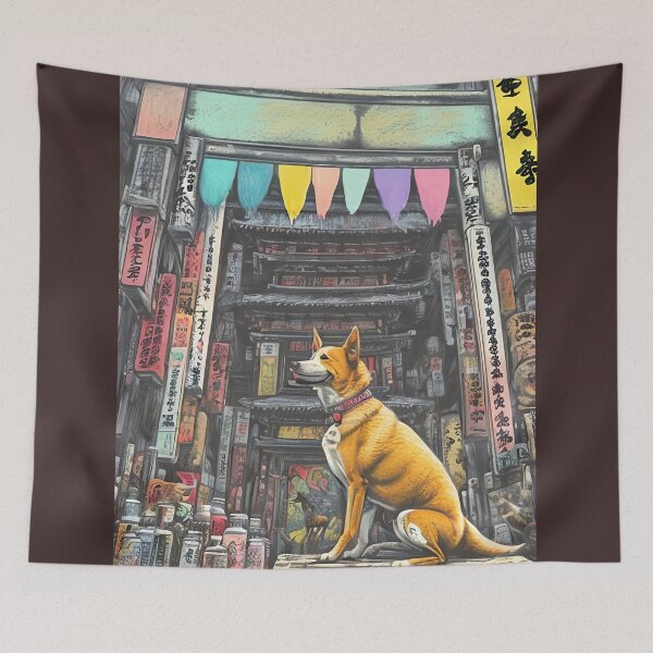 Item preview, Shrine Elated Dog designed and sold by adena182.